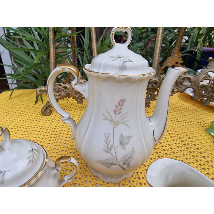 Service à Café Vintage Edelstein Bavaria - Porcelaine 1970