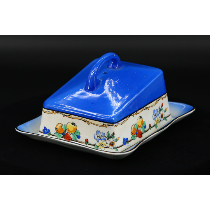 Antique Staffordshire Butter Dish | 19th Century