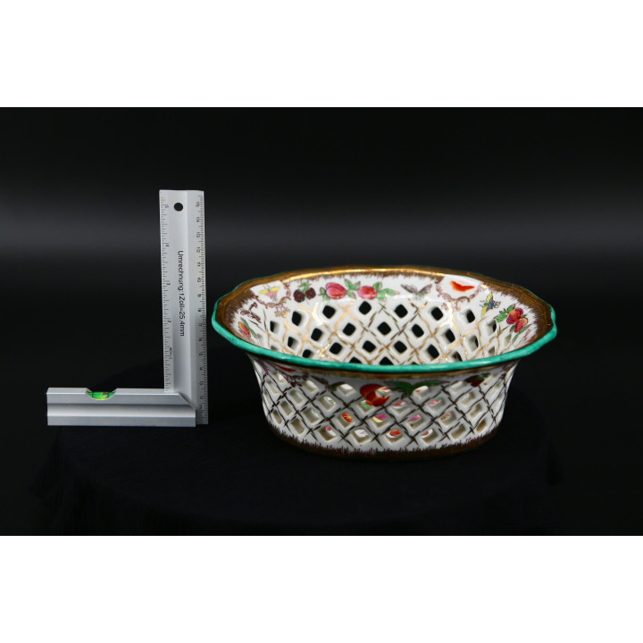 Fruttiera in ceramica Christine Cano & Nelson | Anni '90