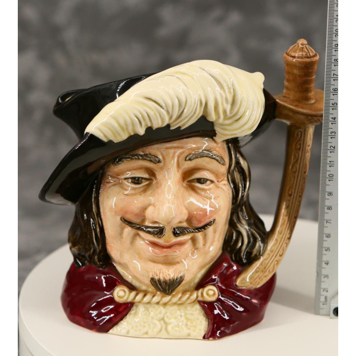 Royal Doulton Porthos D6440 Character Jug - The Three Musketeers