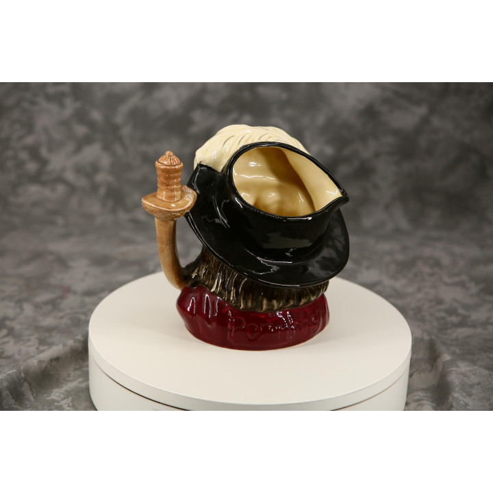 Royal Doulton Porthos D6440 Charakterkrug - Sammlerstück