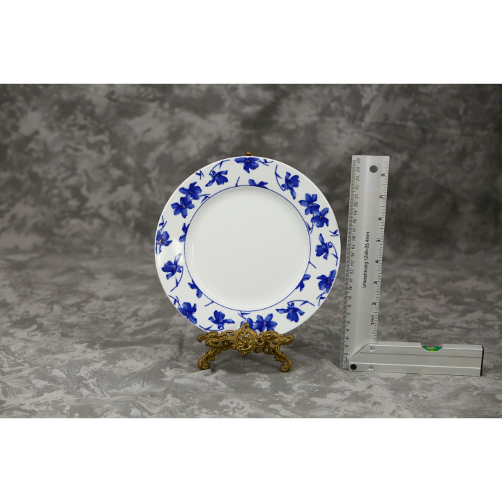 Set di 8 Piatti in Porcellana Vista Alegre - XX Secolo