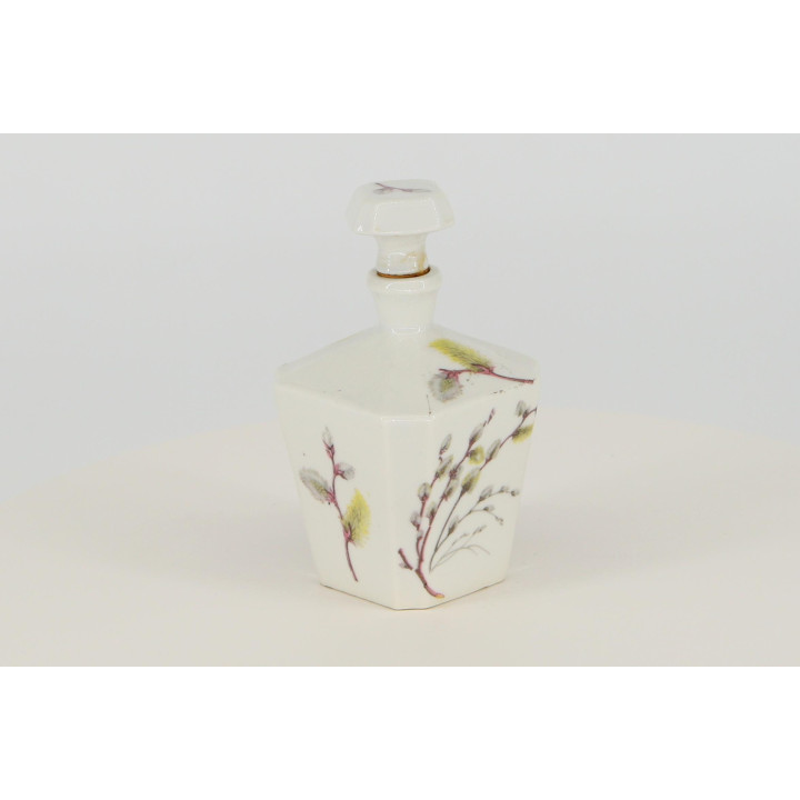 Vintage Limoges Porcelain Oil Bottle DAE
