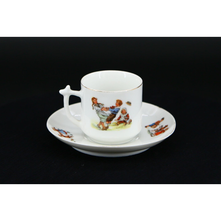 Eamag Bayern Porzellan Tasse & Untertasse - 1940er Jahre