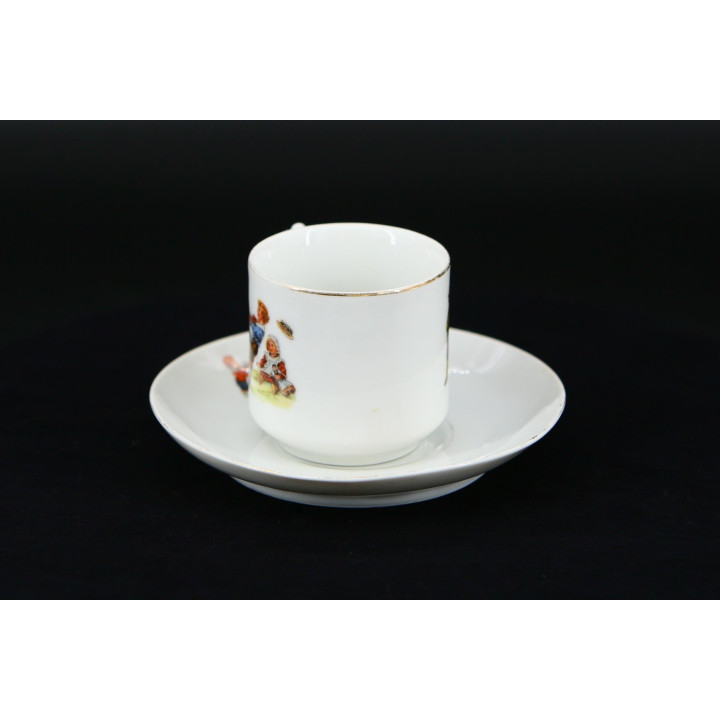Eamag Bavaria Porcelain Cup & Saucer Set - 1940s Vintage