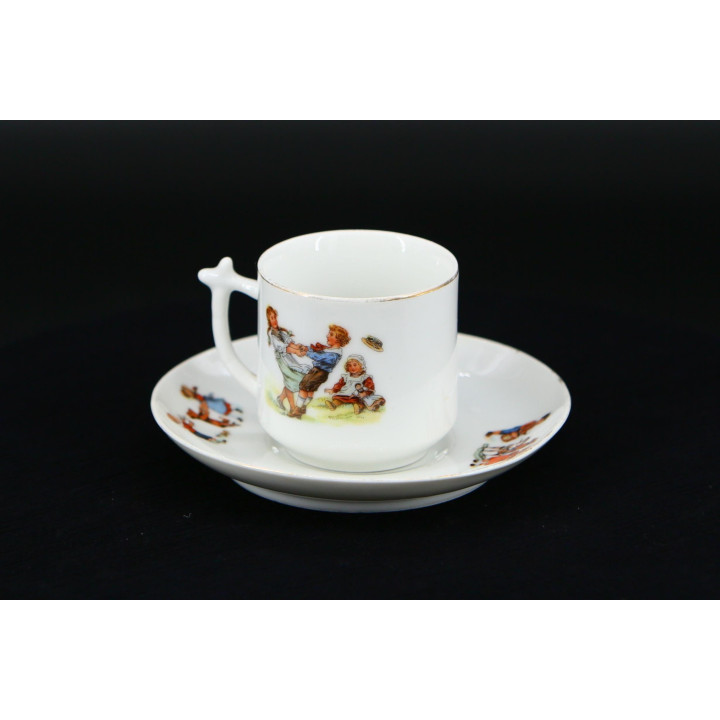 Eamag Bayern Porzellan Tasse & Untertasse - 1940er Jahre