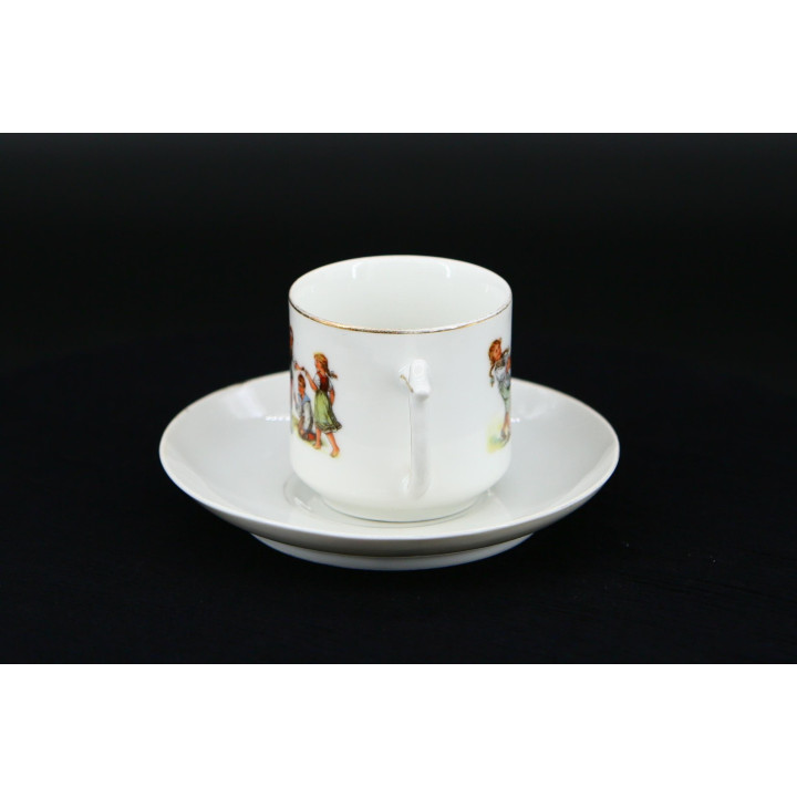 Eamag Bavaria Porcelain Cup & Saucer Set - 1940s Vintage