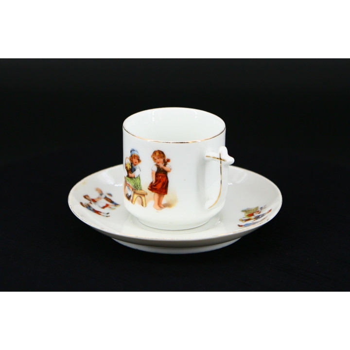 Taza y Plato Emag Bavaria años 20 | Porcelana Vintage