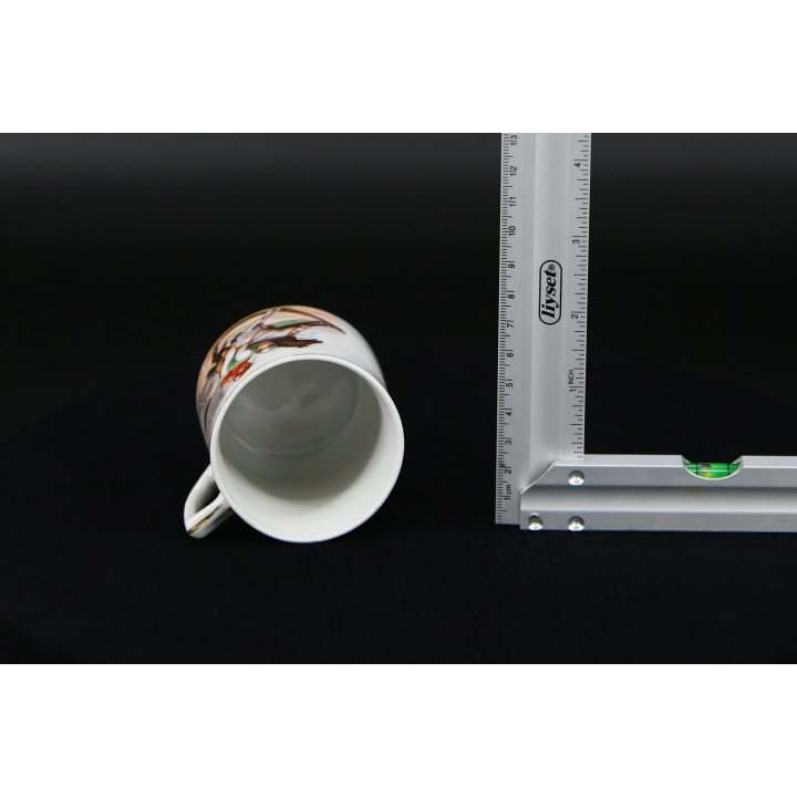 Tasse enfant porcelaine vers 1920 | Motif cheval à bascule