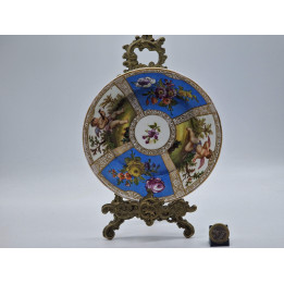 Helena Wolfsohn Dresden Porcelain Bowl, c. 1880 AR Mark