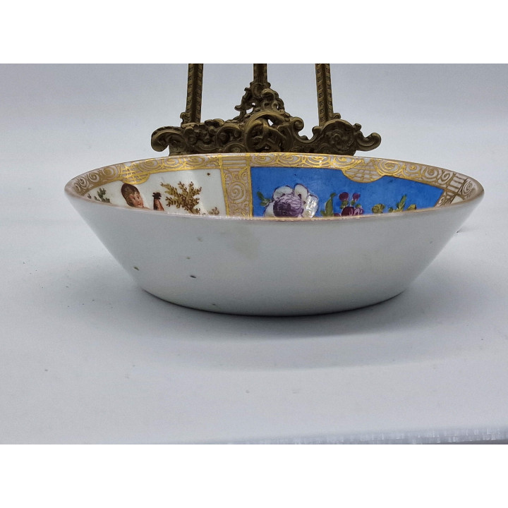 Cuenco de Porcelana de Dresde Helena Wolfsohn, c. 1880