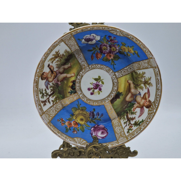 Cuenco de Porcelana de Dresde Helena Wolfsohn, c. 1880