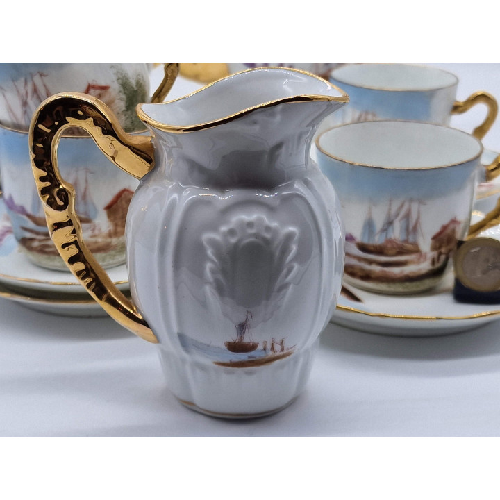 Conjunto de Café Limoges Século XIX - 19 Peças