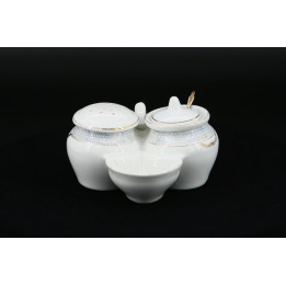 Zestaw do przypraw Crested China Ilfracombe (ok. 1930)