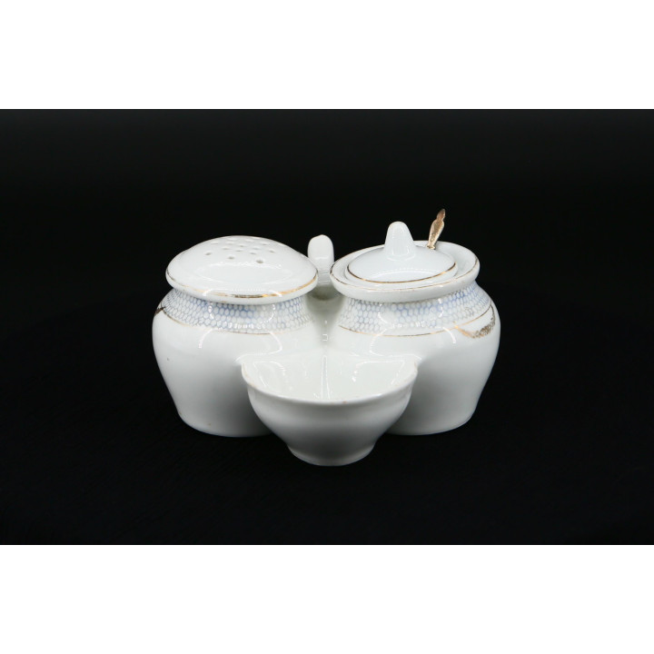 Conjunto Especias Crested China Ilfracombe (c. 1930)