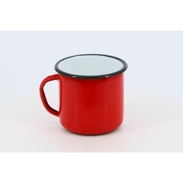 Taza Vintage Leone in Metallo Smaltato anni '70