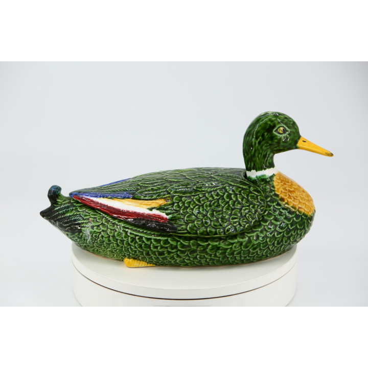 Mallard Eend Terrine Caldas da Rainha F. Mendes 1920