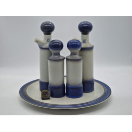 Goebel Oeslauer Manufaktur 5-Piece Table Set 1970s