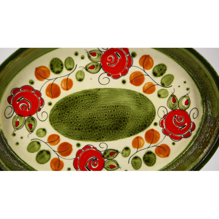 1960s SMF Tirol Ceramic Baking Dish, West Germany Pottery