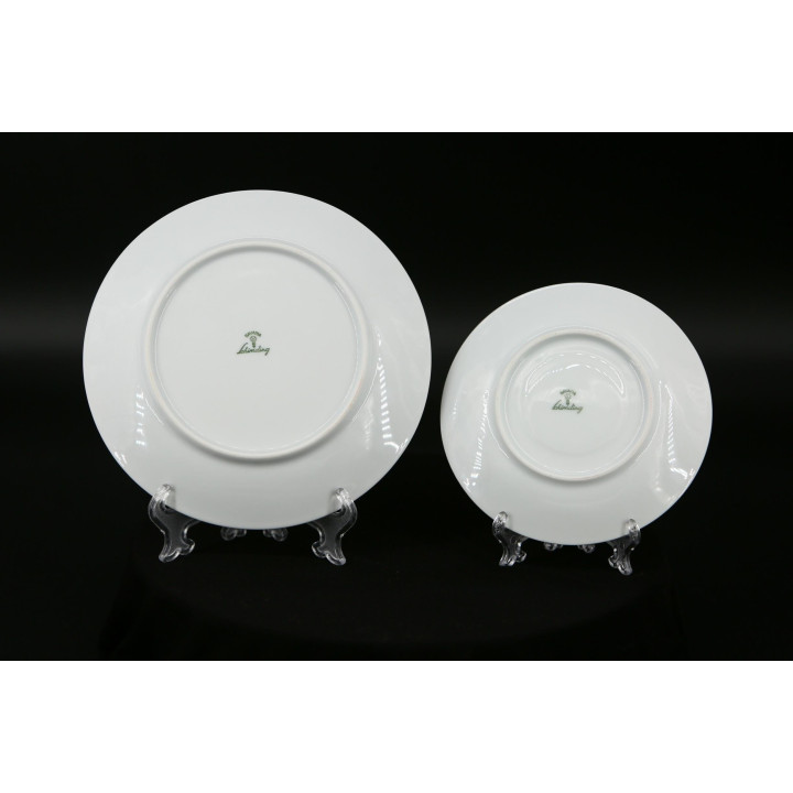 Juego de Té Schirnding Bavaria Trío | Porcelana Mid-Century