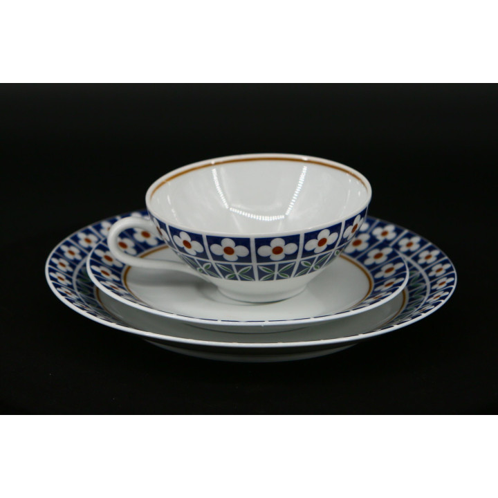 Schirnding Bavaria Tea Trio Set | Mid-Century Modern Porcelain