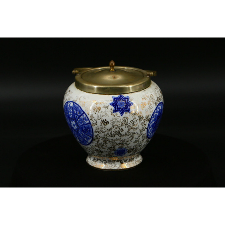 Barattolo in Porcellana Vintage JKL Fenton Osaka