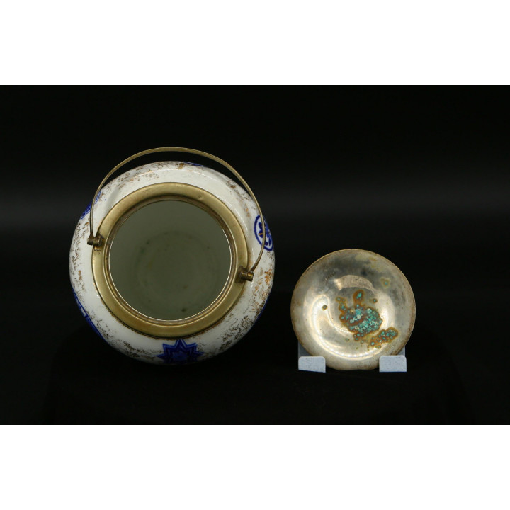 Barattolo in Porcellana Vintage JKL Fenton Osaka