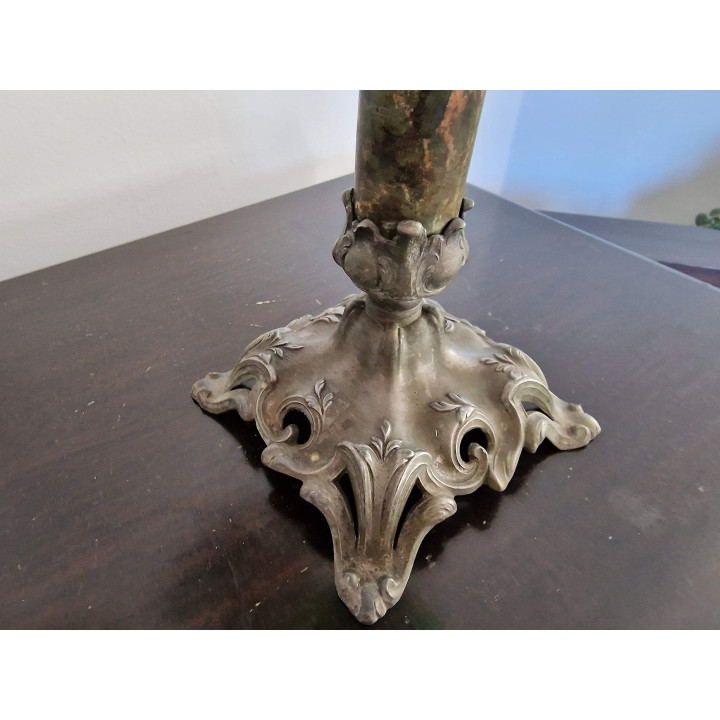 Augusta Brenner Petroleumlampe - Antike Lampe