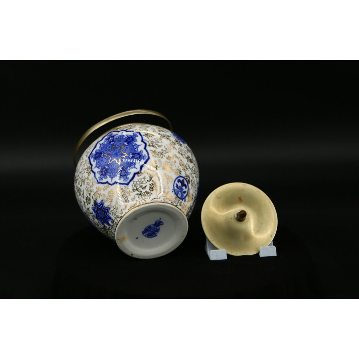 Винтажная фарфоровая банка JKL Fenton Osaka