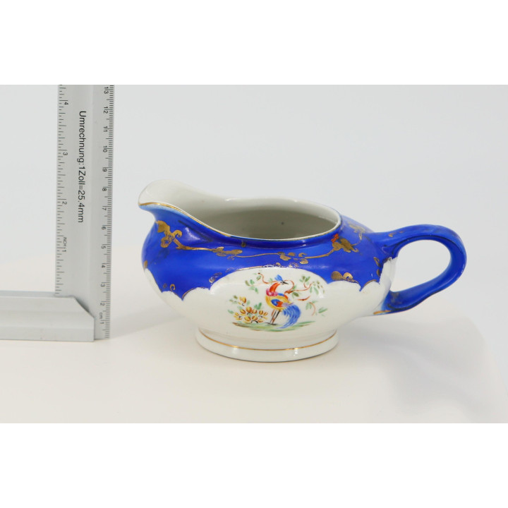 Jäger Eisenberg Ceramic Creamer - Cobalt Blue & Gold (1930s)