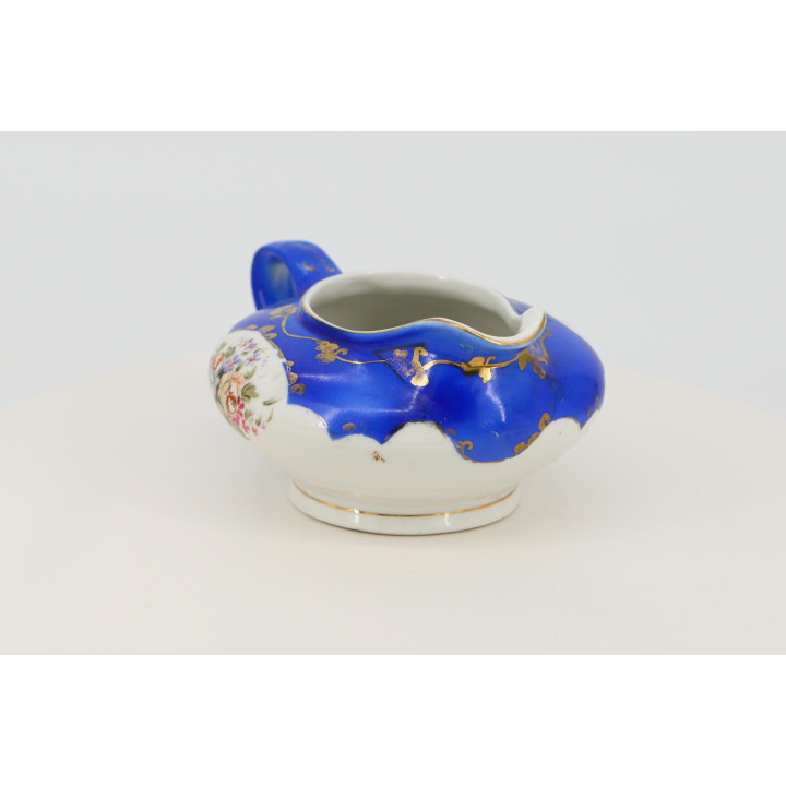 Jäger Eisenberg Ceramic Creamer - Cobalt Blue & Gold (1930s)