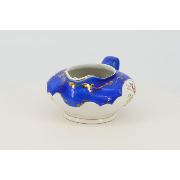 Jäger Eisenberg Ceramic Creamer - Cobalt Blue & Gold (1930s)