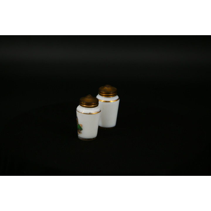 Vintage London Salt & Pepper Shakers | Collectible Porcelain Set