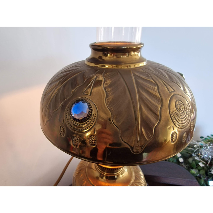 Vintage Französische Tischlampe aus Messing (1910-1930)