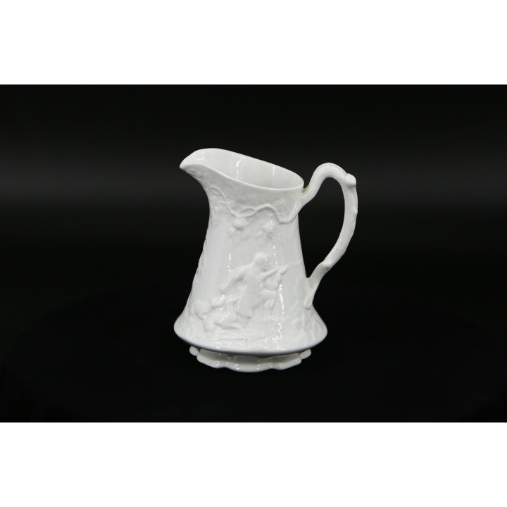Vintage Porcelain Hunting Scene Jug (1930s)