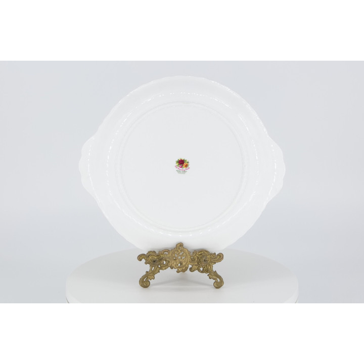 Piatto con manici Royal Albert Old Country Roses anni '70