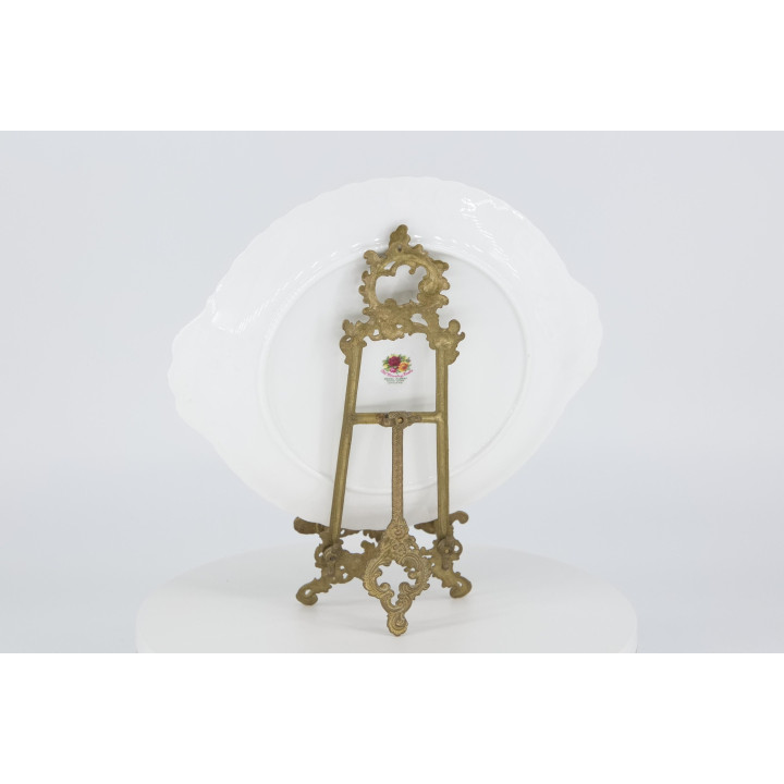 Prato com asas Royal Albert Old Country Roses anos 70