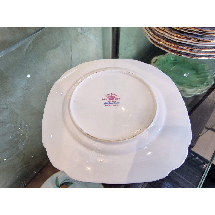 Set van 12 Royal Albert Petit Point Dessertborden - Jaren 60