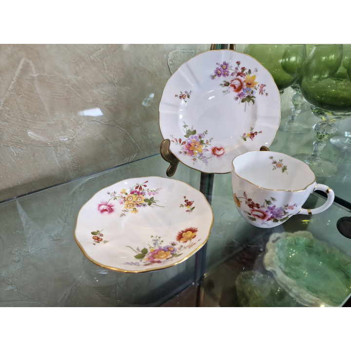 Zestaw 3-elementowy Royal Crown Derby Posies (1988)