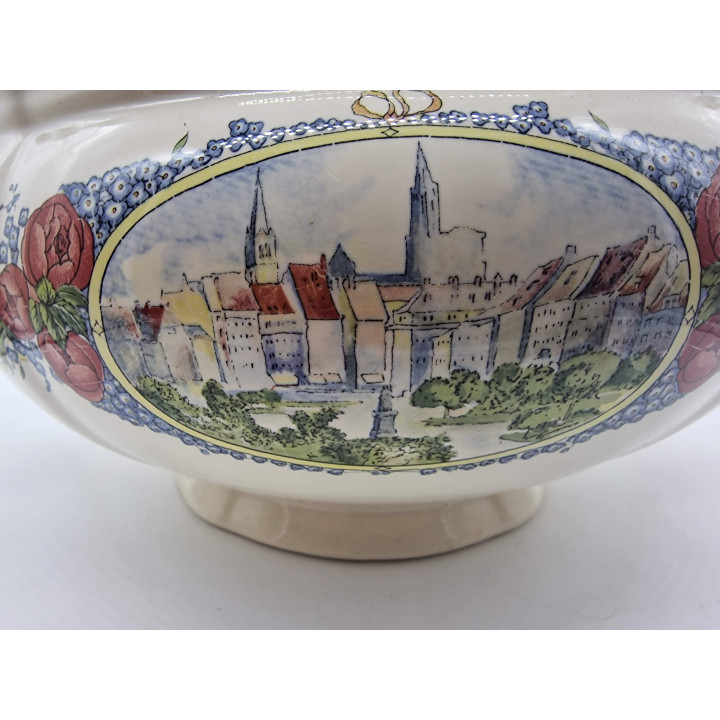 Sarreguemines Obernai Soepterrine - Frans Aardewerk Elzas