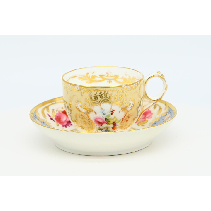 Vintage theeset 1910 porselein en goud