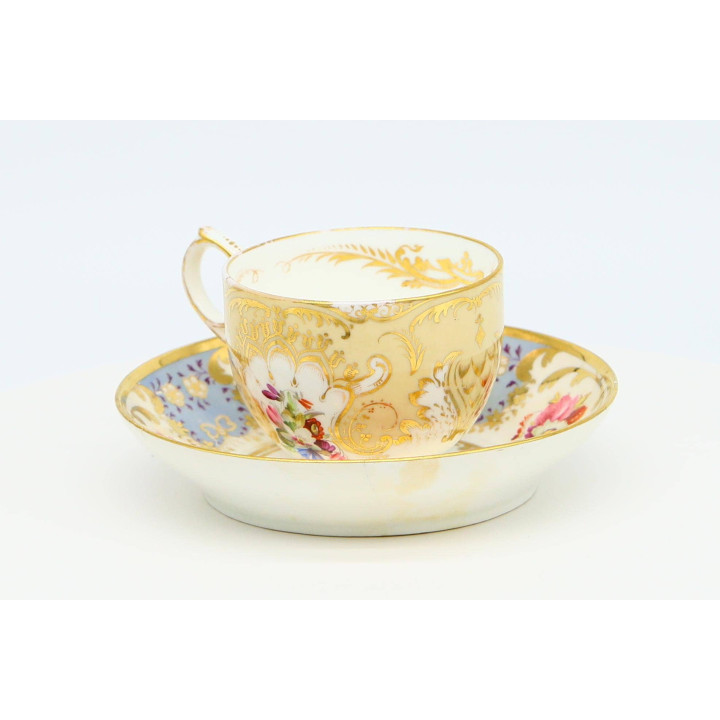 Vintage theeset 1910 porselein en goud