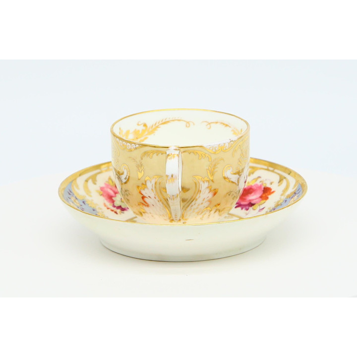 Conjunto de chá vintage 1910 porcelana e ouro