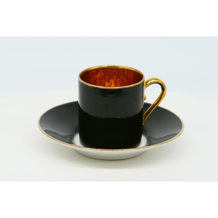 Limoges Lanternier & Cie Porcelain Demitasse Set 1910s