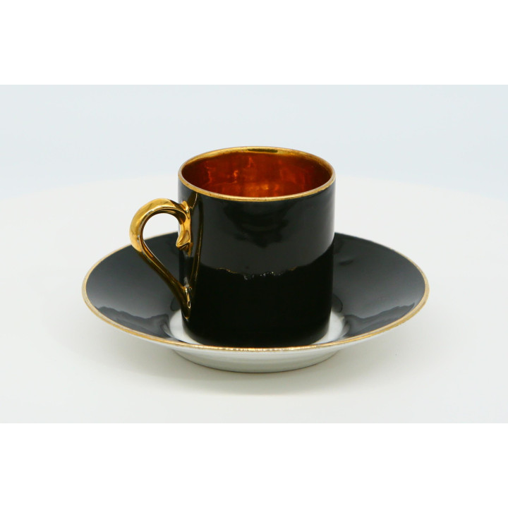 Limoges Porzellan Espressotasse Lanternier & Cie 1910