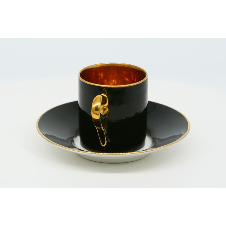 Limoges Porzellan Espressotasse Lanternier & Cie 1910