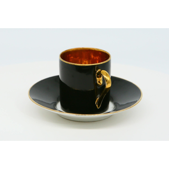 Limoges Porzellan Espressotasse Lanternier & Cie 1910