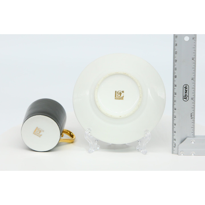 リモージュ磁器 デミタスコーヒーセット LS&S 1910年代