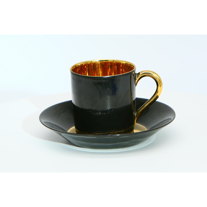 Art Deco Limoges Koffiekop & Schotel Primavera