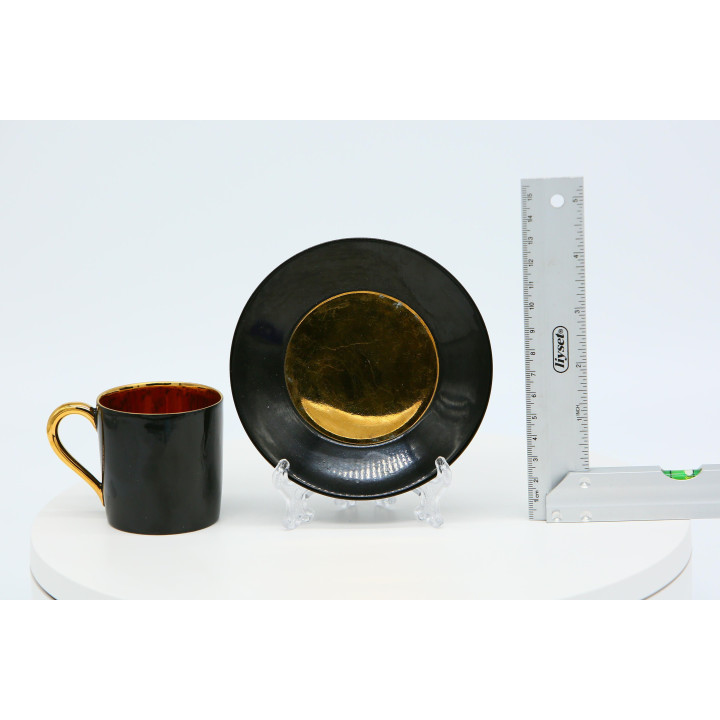 Art Deco Limoges Koffiekop & Schotel Primavera